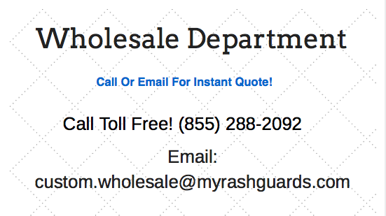 Wholesale Contact Information